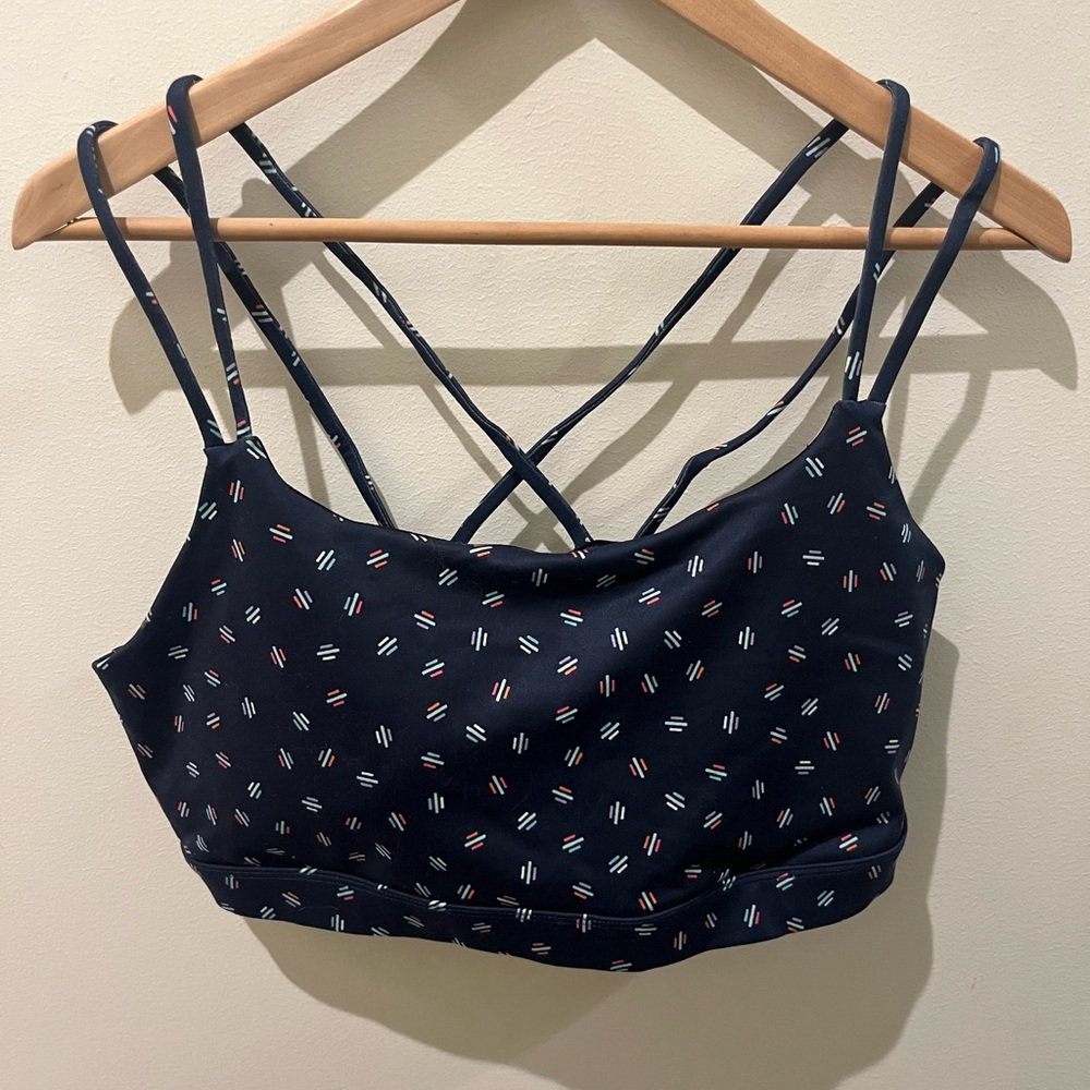 Navy Strappy Gap Sports Bra XXL